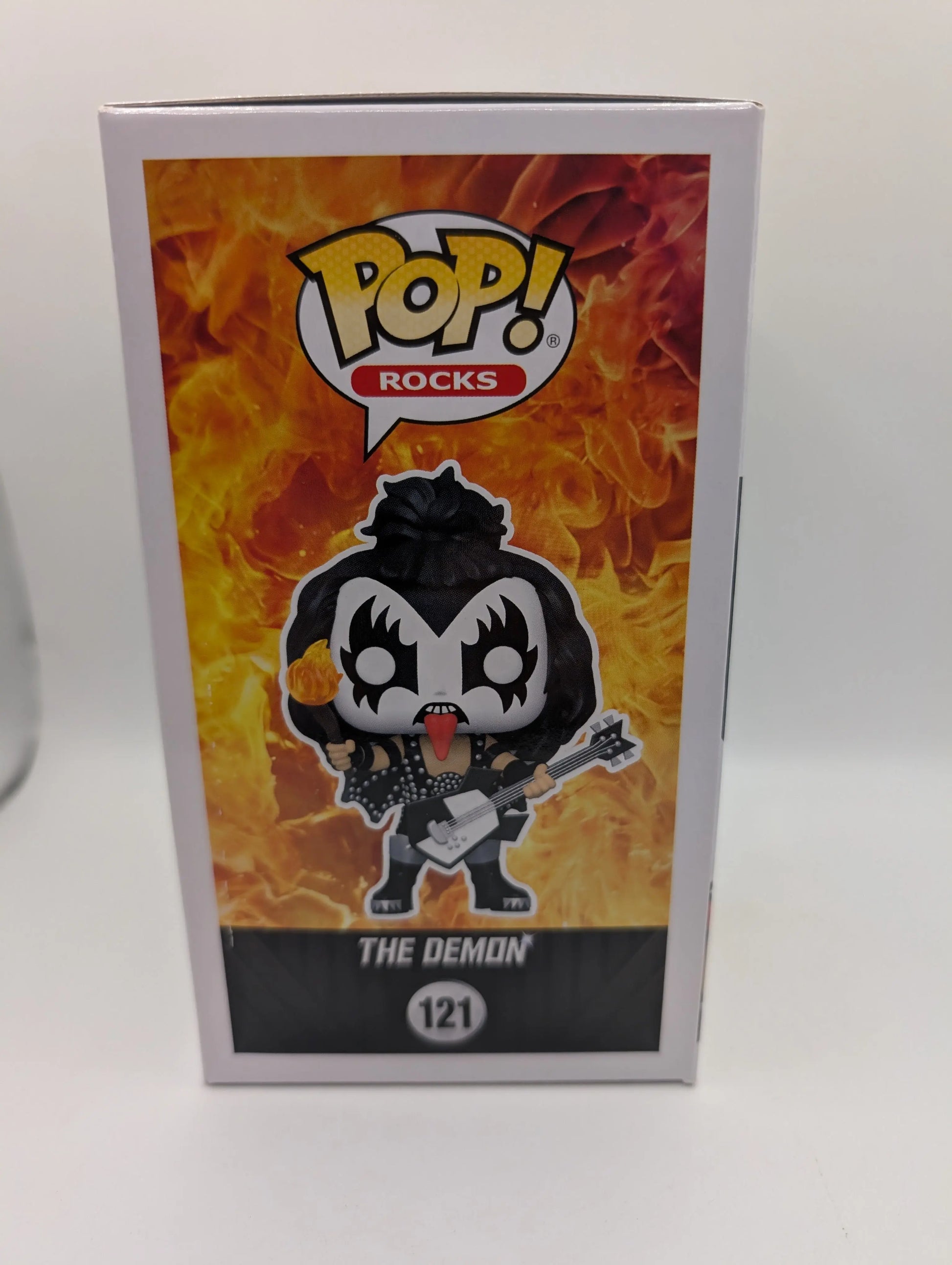 The Demon - KISS Funko Pop #121 - Funko Exclusive GITD FRENLY BRICKS - Open 7 Days