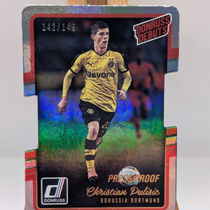 2016-17 Panini Donruss Debuts Christian Pulisic Rookie RC /149 FRENLY BRICKS - Open 7 Days