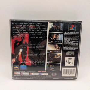 The X-Files Game Sony Playstation - 4 Disc Set - Excellent Condition FRENLY BRICKS - Open 7 Days