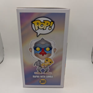 Rafiki with Simba - Pop Vinyl - 301 - The Lion King - Disney - VAULTED FRENLY BRICKS - Open 7 Days