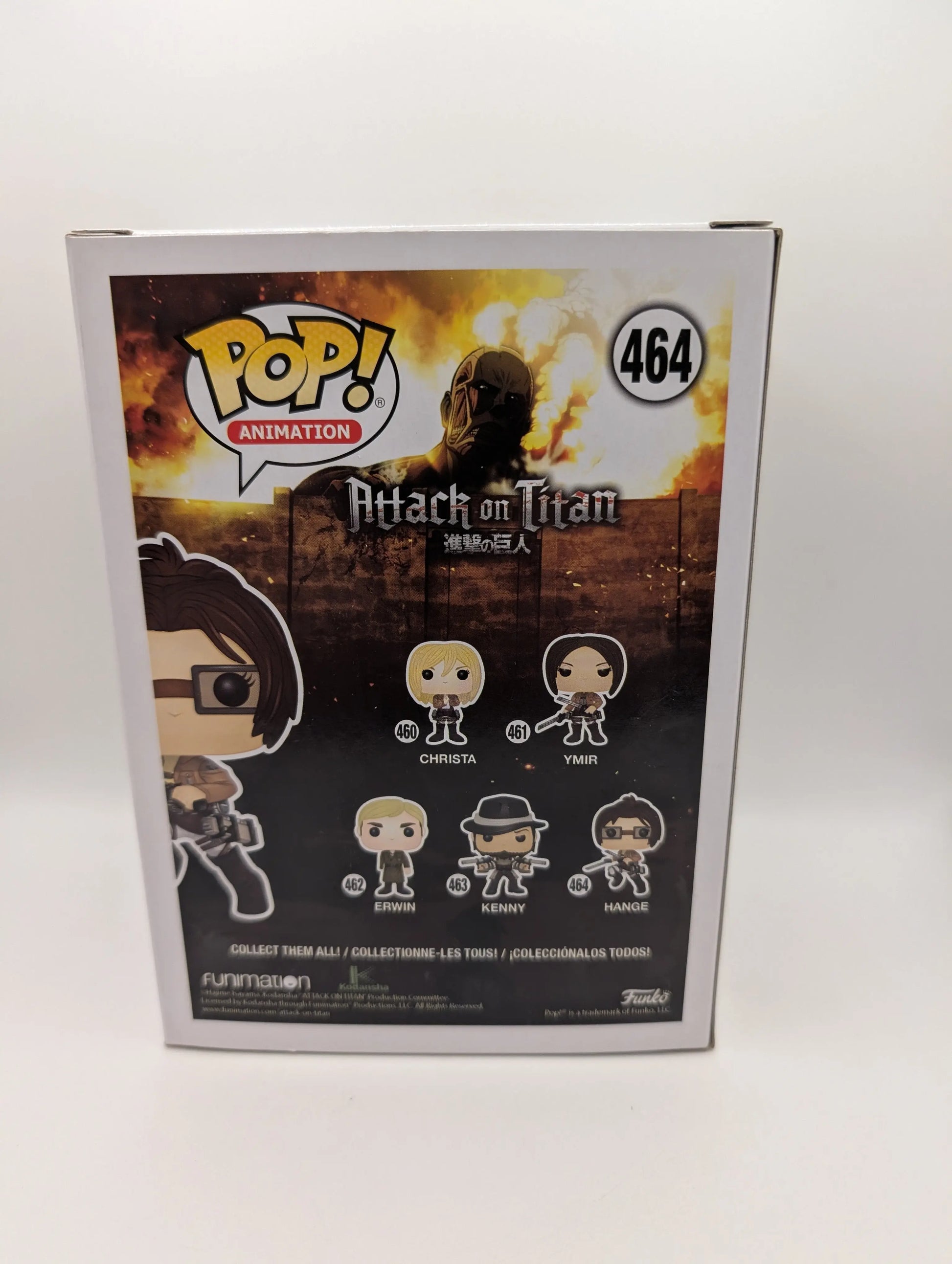 Hange Pop 464 - Anime - Attack on Titan Funko Pop! Vinyl 2018 Vaulted FRENLY BRICKS - Open 7 Days