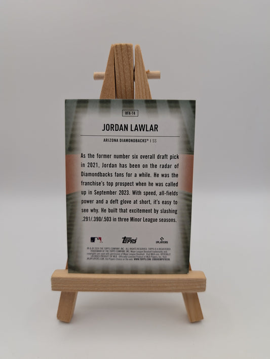 2024 Topps Series 2 Home Field Advantage Jordan Lawler RC - Arizona SP #HFA-14 FRENLY BRICKS - Open 7 Days