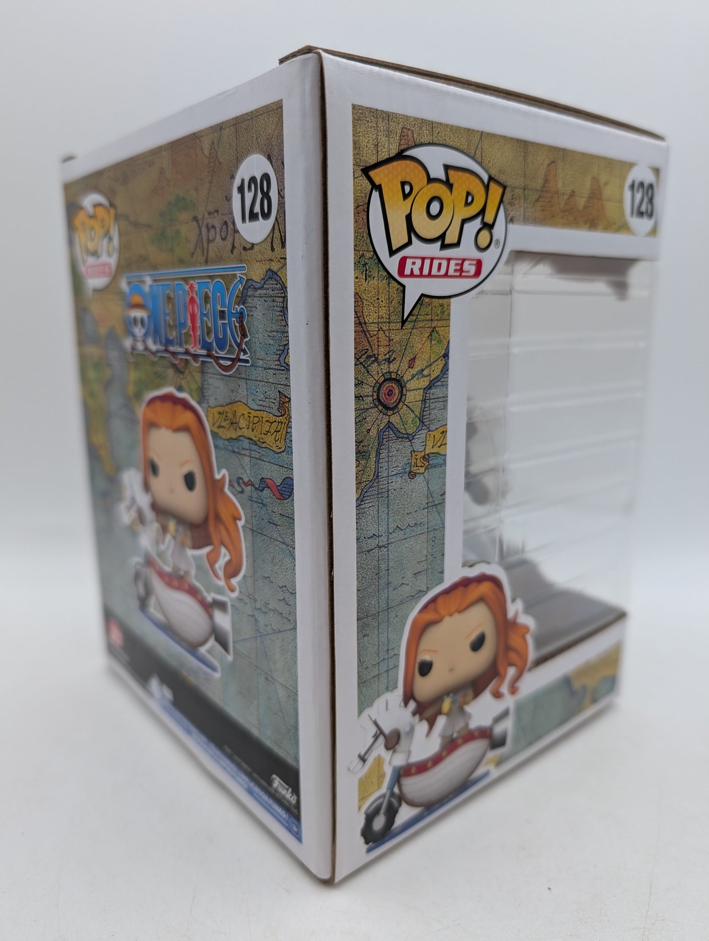 Funko POP! RIDES One Piece Nami with White Hobby Horse #128 2025 Wondercon