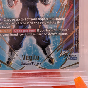 2024 DBS Fusion World - Vegito FB02-139 SCR* Alternate Art  BGS 10 FRENLY BRICKS - Open 7 Days