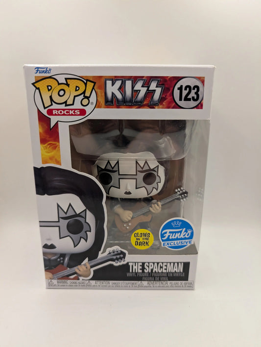 KISS - The Spaceman Glow in the Dark Pop! Vinyl Figure (RS) #123 FRENLY BRICKS - Open 7 Days