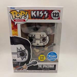 KISS - The Spaceman Glow in the Dark Pop! Vinyl Figure (RS) #123 FRENLY BRICKS - Open 7 Days