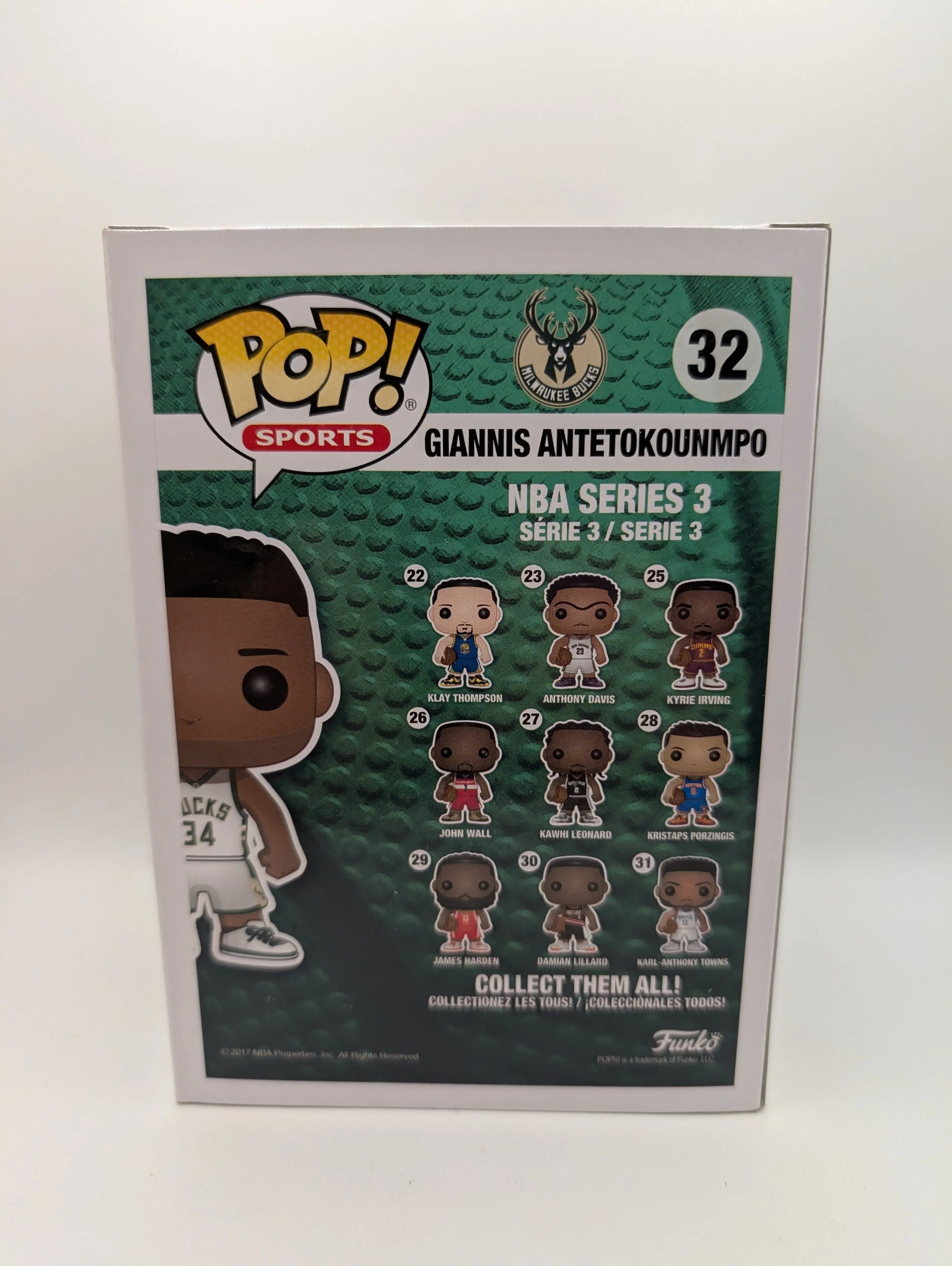 Funko Pop! Giannis Antetokounmpo - 32 - Milwaukee Bucks - NBA - Vaulted Vinyl FRENLY BRICKS - Open 7 Days
