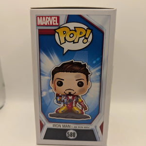 Iron Man I Am Iron Man Glow 580 Avengers Endgame Marvel Funko Pop Vinyl FRENLY BRICKS - Open 7 Days