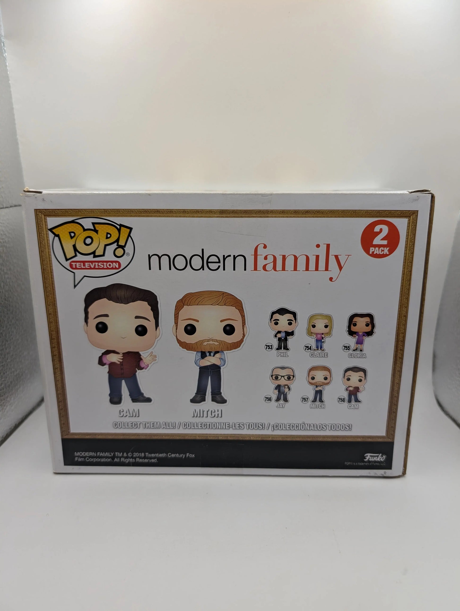 Funko Pop! Cam and Mitch 2Pack Exclusive TV Modern Family FRENLY BRICKS - Open 7 Days