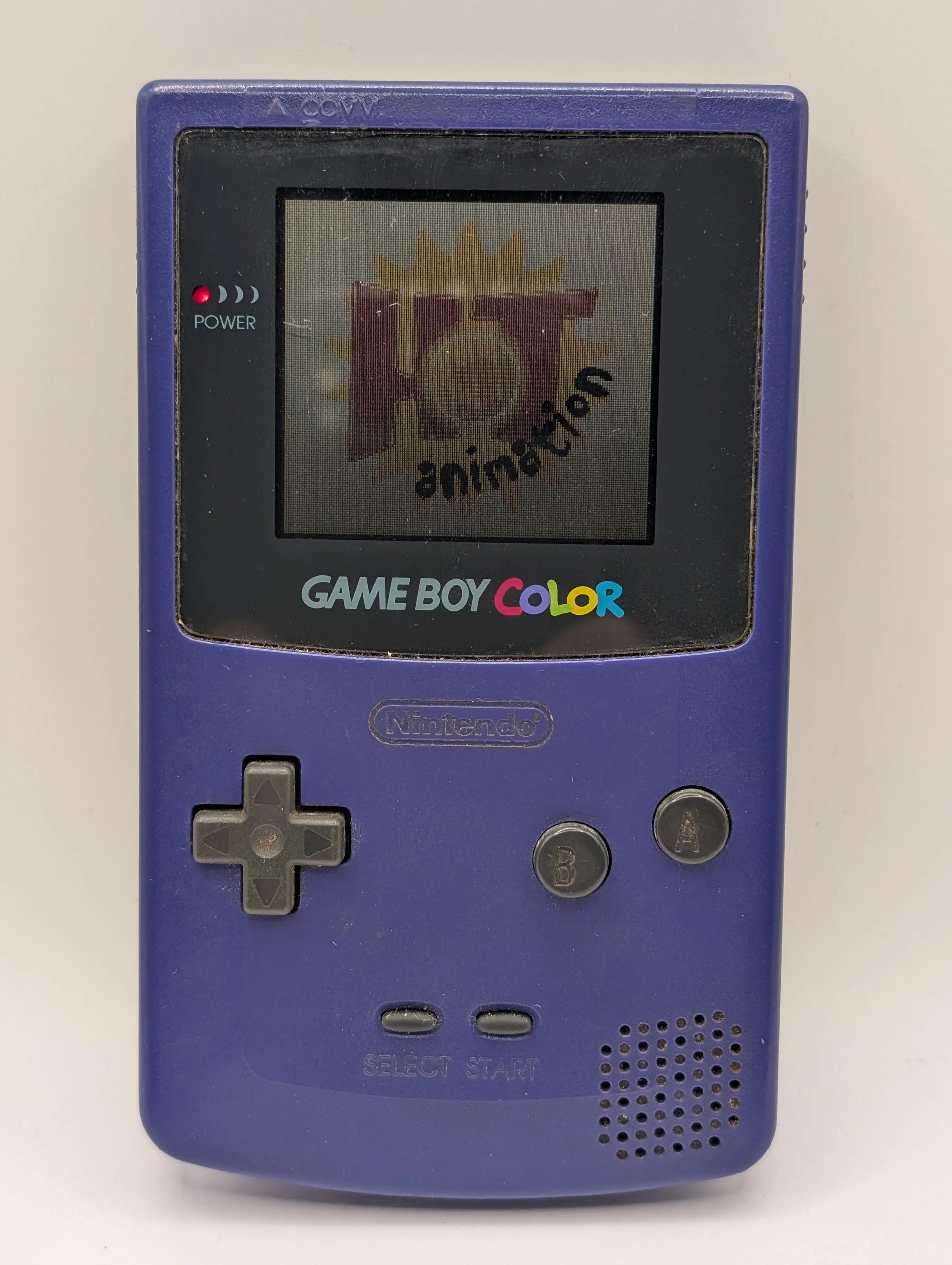 Nintendo Game Boy Color Console CGB-001 - Grape Purple - Tested Working NO GAME INCLUDE FRENLY BRICKS - Open 7 Days