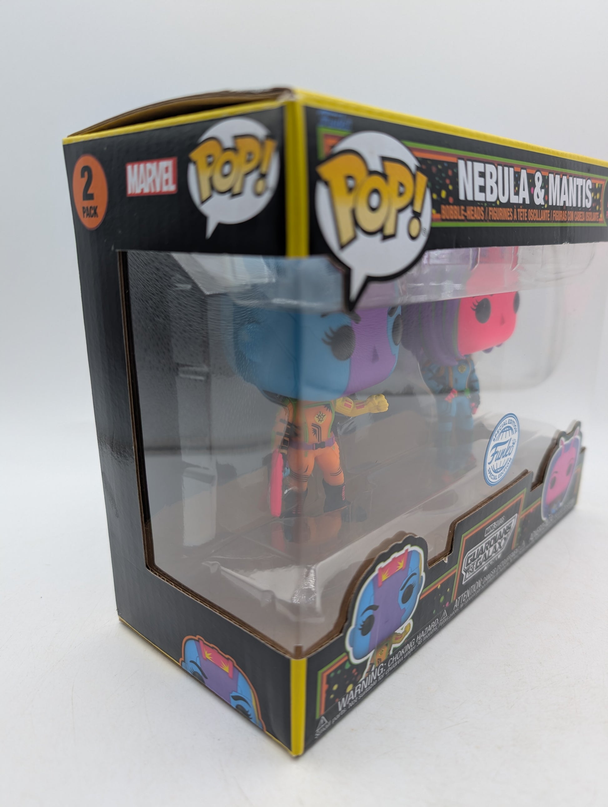 Funko Pop! Marvel Nebula and Mantis Blacklight Glow Exclusive 2-Pack image 8
