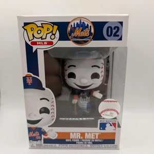 Funko Pop! New York Mets Mr. Met Mascot #2 (Blue Jersey) Vaulted FRENLY BRICKS - Open 7 Days