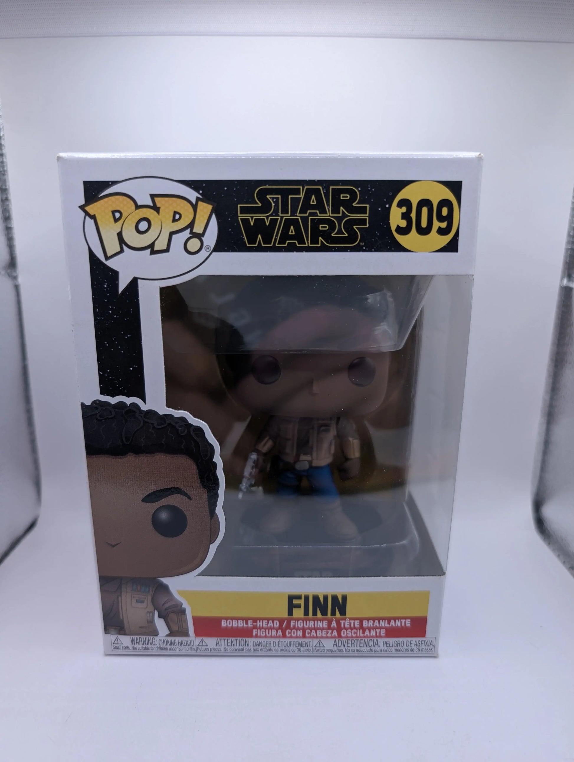 Star Wars Finn Pop Vinyl #309 New in Box Bobble-Head FRENLY BRICKS - Open 7 Days