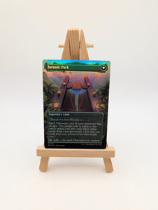 MTG Magic the Gathering REX Borderless Foil #7 Welcome to Jurassic Park World