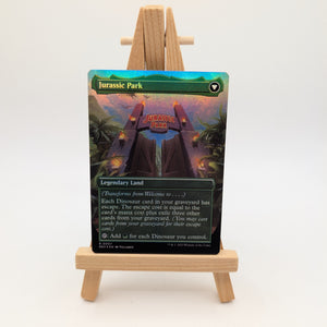 MTG Magic the Gathering REX Borderless Foil #7 Welcome to Jurassic Park World FRENLY BRICKS - Open 7 Days