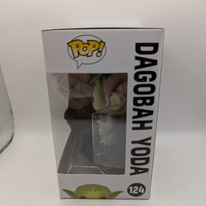 STAR WARS - Dagobah Yoda no. 124 Funko Pop Vinyl Figure FRENLY BRICKS - Open 7 Days