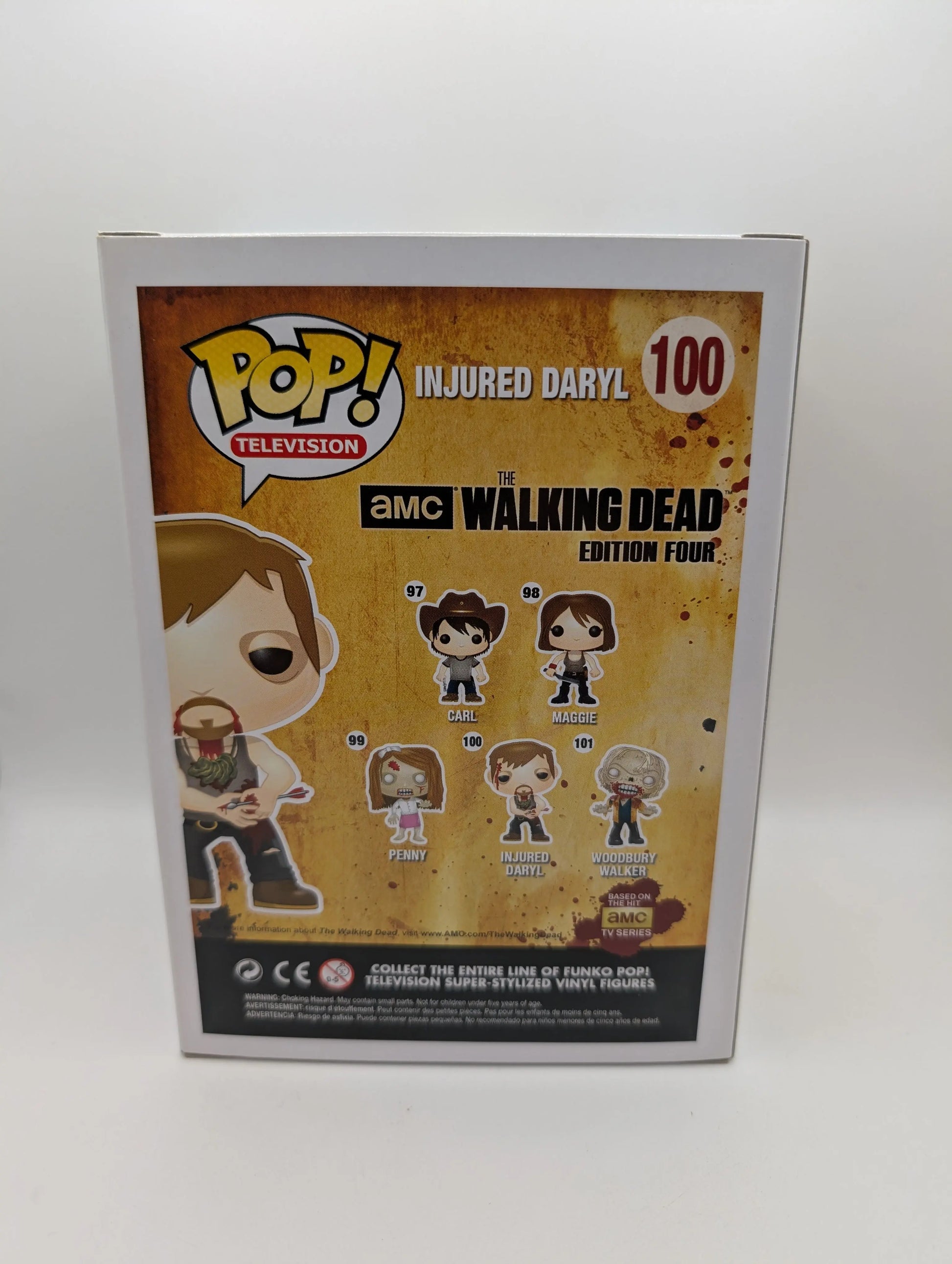 Funko Pop Vinyl Figure - The Walking Dead - Injured Daryl # 100 FRENLY BRICKS - Open 7 Days