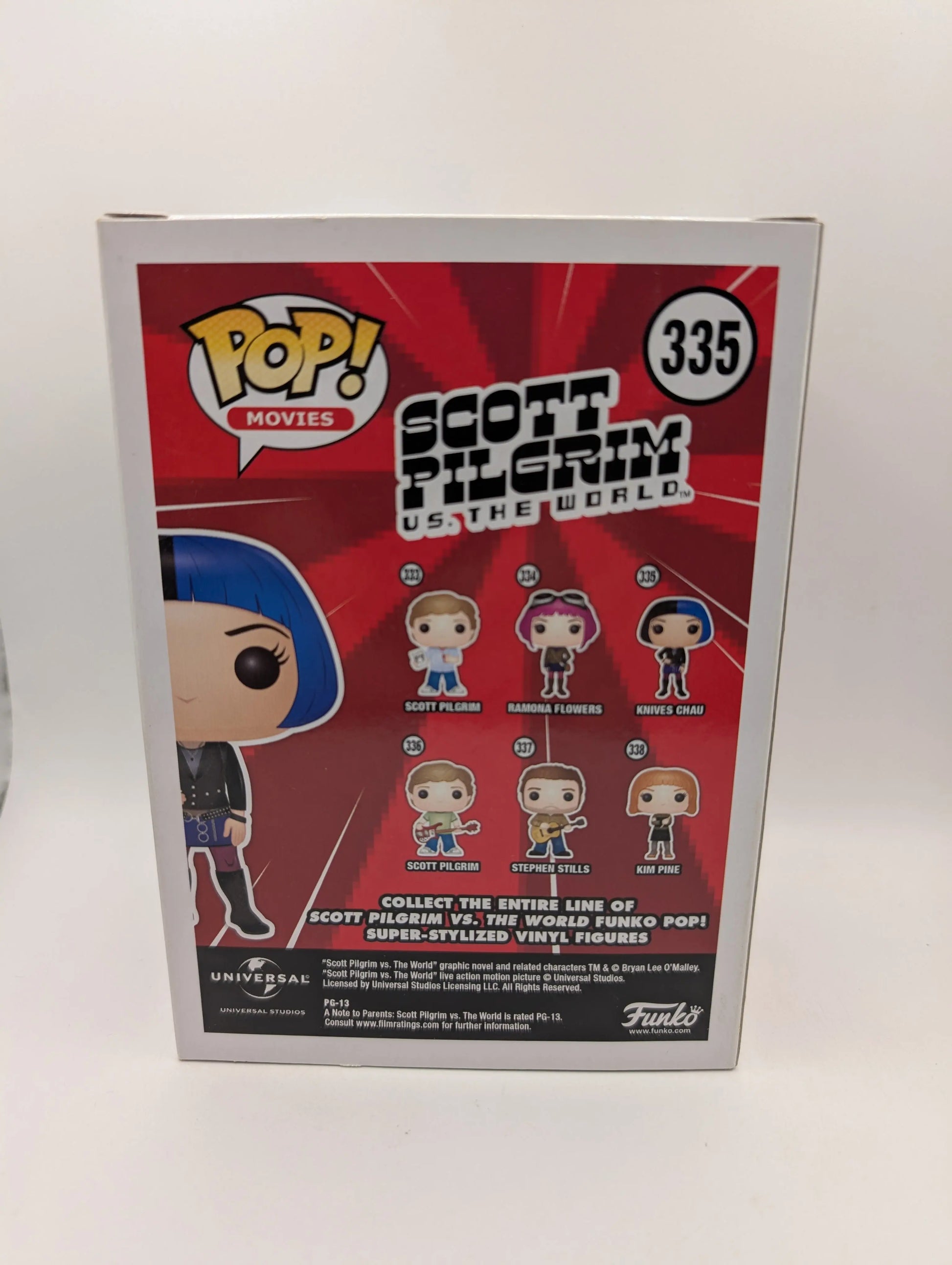 Funko Pop  Movies Scott Pilgrim Vs The World Knives Chau No.335 Vinyl Figure FRENLY BRICKS - Open 7 Days