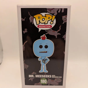 Funko Pop Animation - Mr. Meeseeks with Meeseeks box #180 FRENLY BRICKS - Open 7 Days