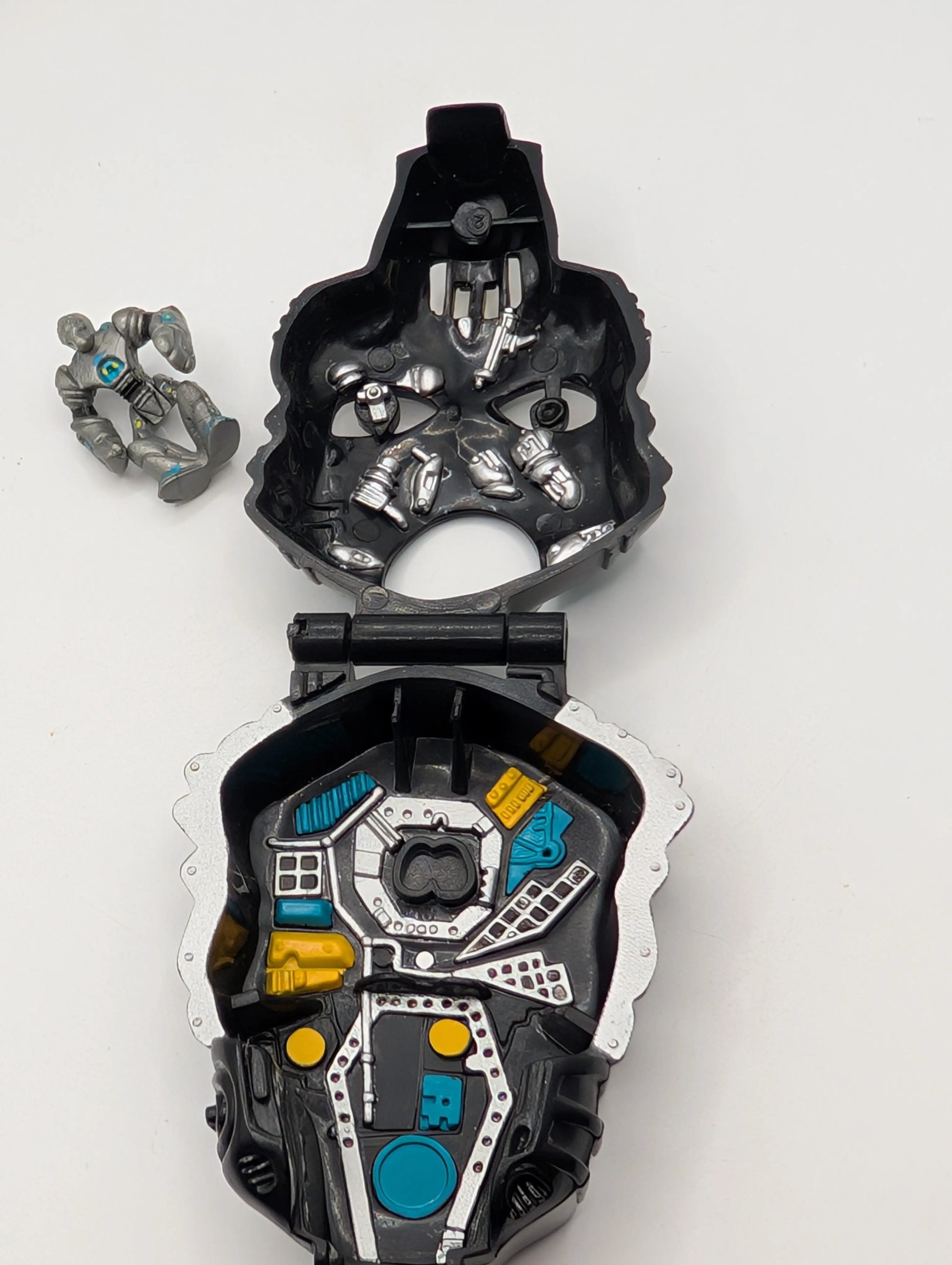 Mighty Max Bluebird 1992 Horror Heads Robot Invader Playset INCOMPLETE FRENLY BRICKS - Open 7 Days