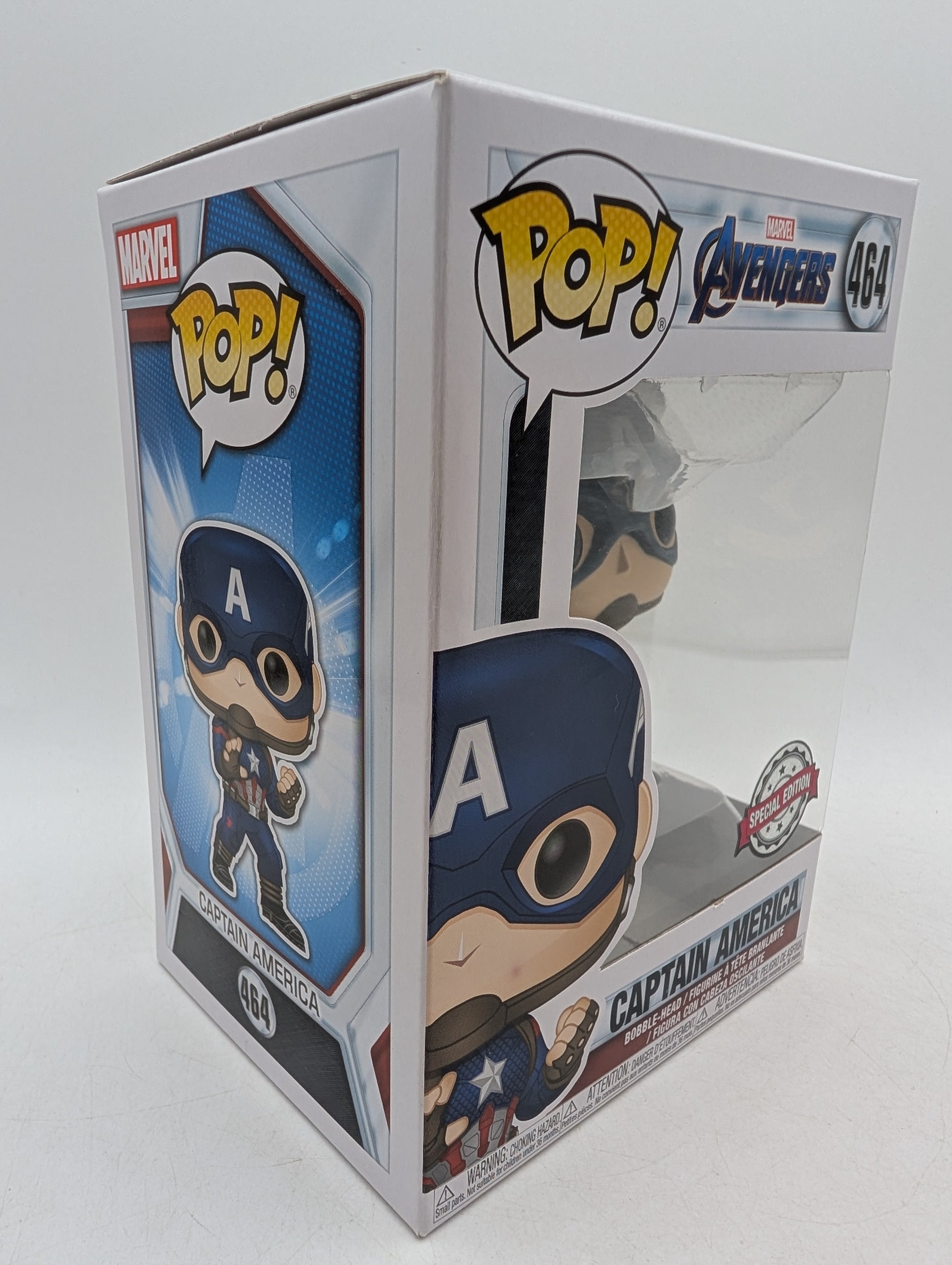 Funko POP! Marvel Avengers Captain America #464 Special Edition image 8