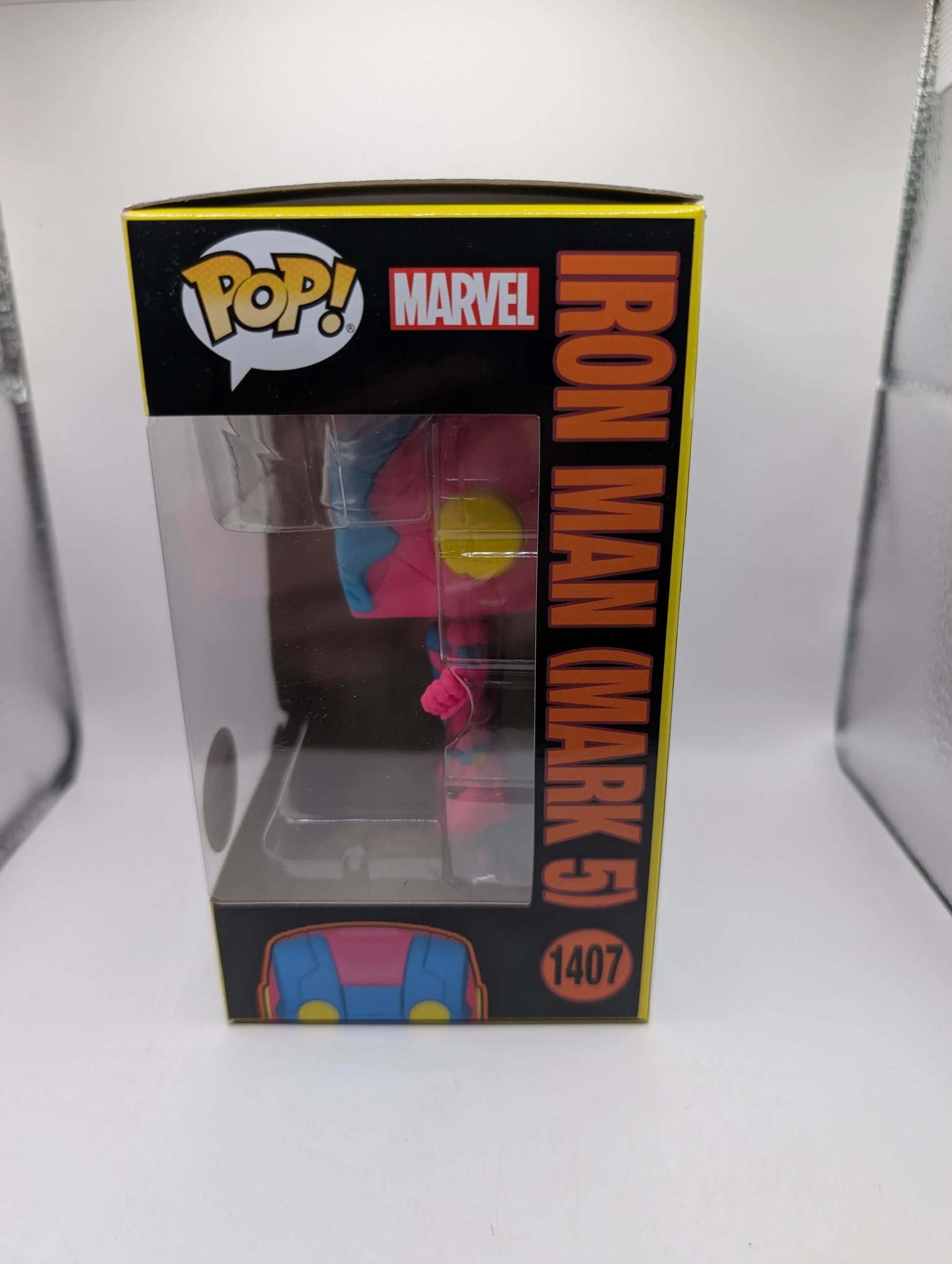 Funko Pop Infinity Saga Iron Man Mark 5 Blacklight #1407 FRENLY BRICKS - Open 7 Days