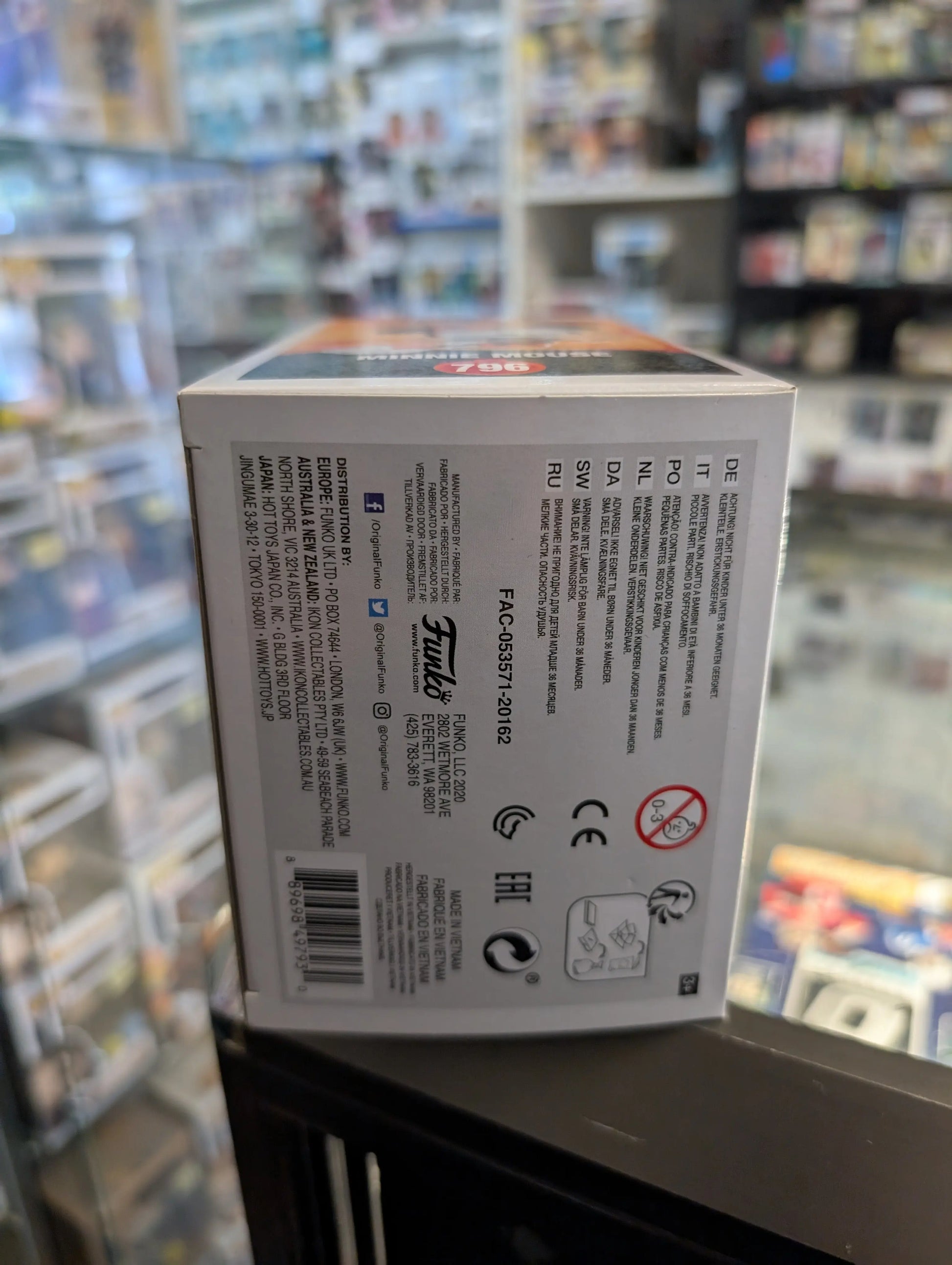 Minnie Mouse - Disney POP! Vinyl - No. 796 FRENLY BRICKS - Open 7 Days