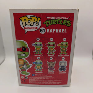 Television Funko Pop Vinyl - Raphael - TMNT - No. 61 FRENLY BRICKS - Open 7 Days