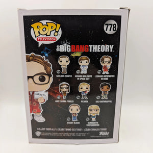 The Big Bang Theory Leonard Hofstadter Funko Pop Vinyl #778 FRENLY BRICKS - Open 7 Days