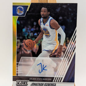 2022-23 Panini Chronicles Score NBA No. SPS-JKM Jonathan Kuminga Auto /10 Gold FRENLY BRICKS - Open 7 Days