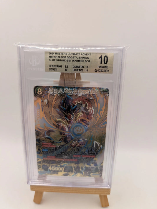 2024 DBS SSB Gogeta Shining Blue Strongest Warrior BT26-138 SCR BGS 10 FRENLY BRICKS - Open 7 Days