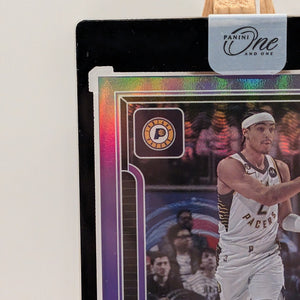 Andrew Nembhard 2022-23 Panini One And One /25 Purple RC Pacers #134 FRENLY BRICKS - Open 7 Days