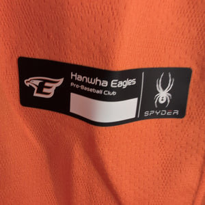 KBO Spyder Hanwha Eagles 2024 Authentic Orange Home XXL Jersey