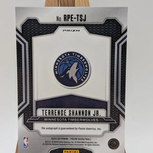 2024 PRIZM TERRENCE SHANNON JR. RK PENMANSHIP AUTO SILVER PRIZM FRENLY BRICKS - Open 7 Days