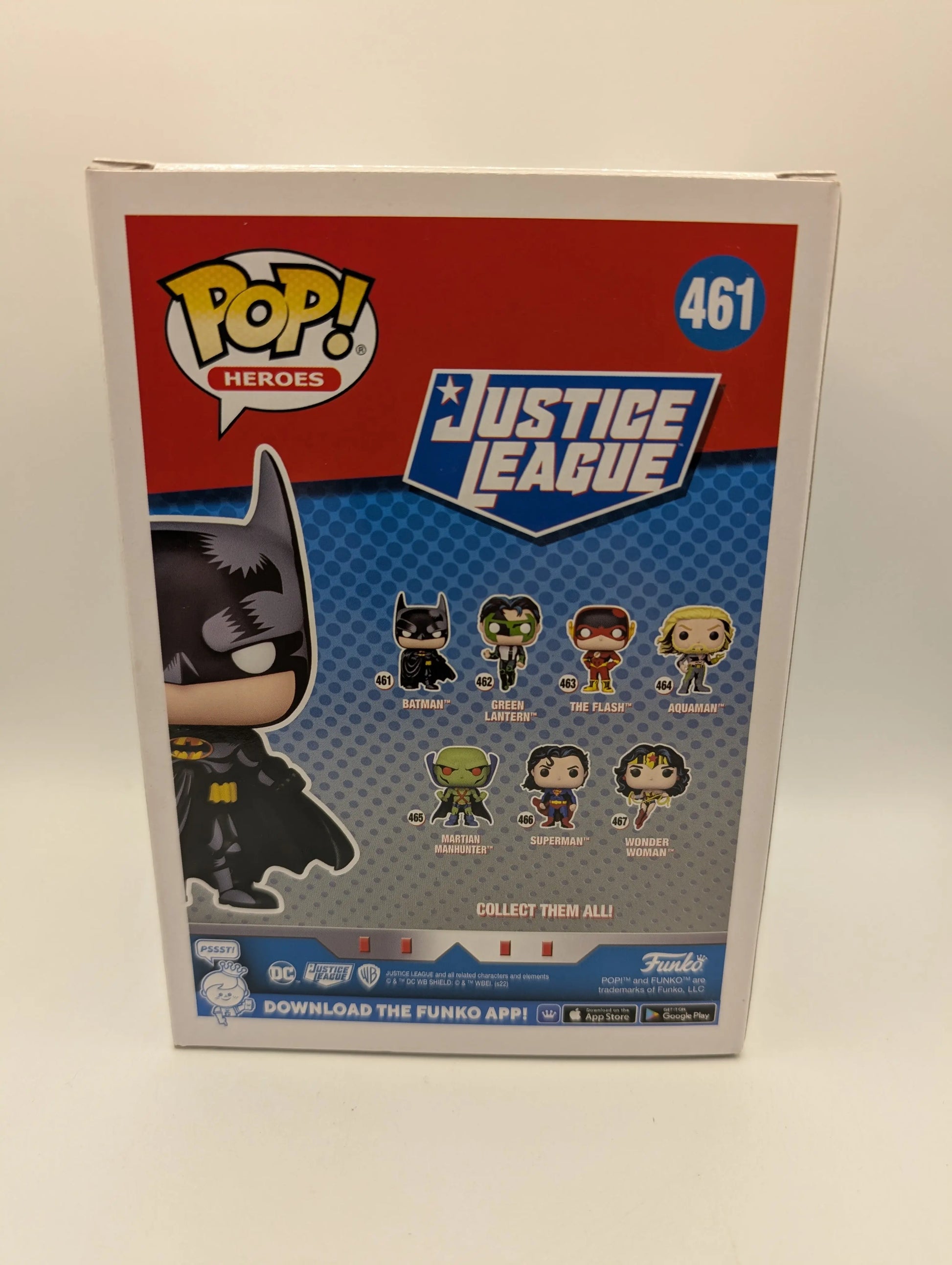 Funko Pop Vinyl Heroes 2022 Justice League 461 Batman FRENLY BRICKS - Open 7 Days
