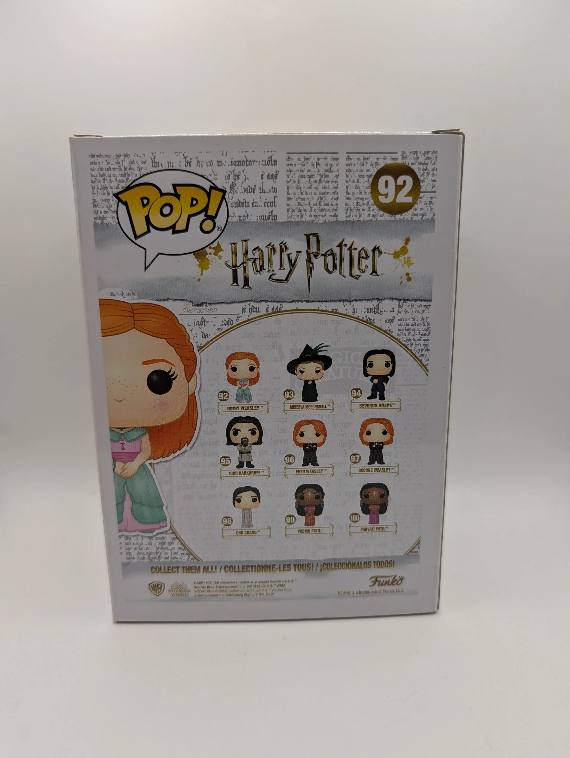 Funko Pop! Harry Potter: Ginny Weasley #92 Vinyl Figure FRENLY BRICKS - Open 7 Days