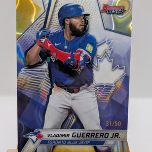 2025 Bowman’s Best Vladimir Guerrero Jr. Gold Refractor /50 #22 Blue Jays FRENLY BRICKS - Open 7 Days