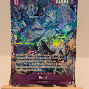 Enel OP15-060 SR AA Parallel Alt Art -  ONE PIECE CARD GAME FRENLY BRICKS - Open 7 Days