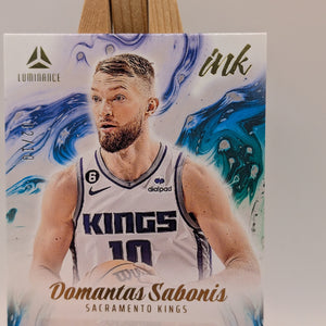 2022-23 DOMANTAS SABONIS /10 AUTO PANINI CHRONICLES LUMINANCE INK AUTOGRAPHS FRENLY BRICKS - Open 7 Days