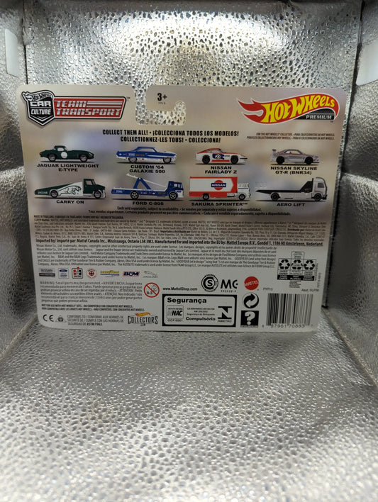 Hot Wheels Jaguar Lightweight E-Type Carry On #14 Team Transport Car Culture FRENLY BRICKS - Open 7 Days