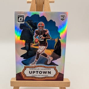 Shedeur Sanders Uptown Rookie #18 Browns 2025 Panini Donruss Optic SSP (RC) FRENLY BRICKS - Open 7 Days