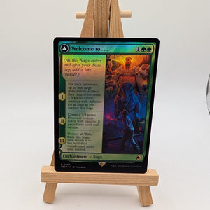 MTG Magic the Gathering REX Borderless Foil #7 Welcome to Jurassic Park World FRENLY BRICKS - Open 7 Days