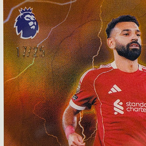 Mohamed Salah 2025-26 Topps Chrome Premier League Lightning Chrome #LC-5 /25 FRENLY BRICKS - Open 7 Days