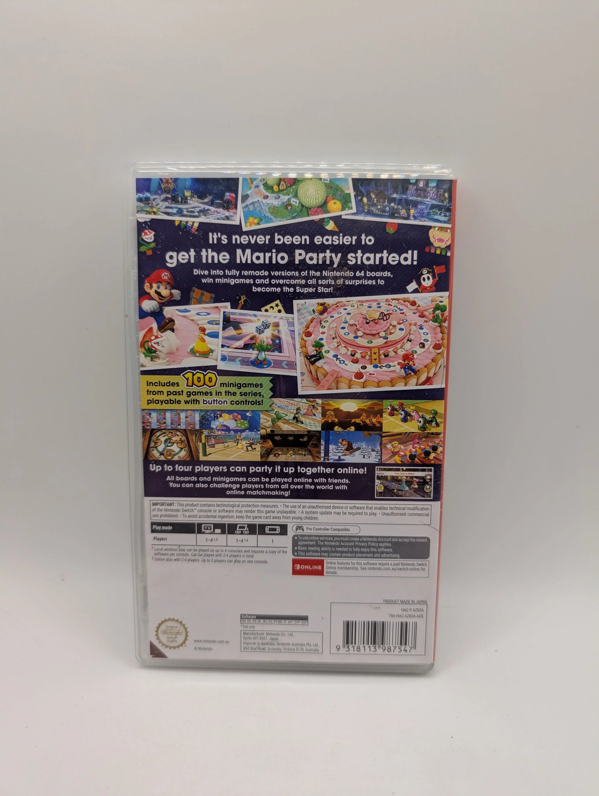 Mario Party Superstars (Nintendo Switch, 2021 PAL) Tested And Working FRENLY BRICKS - Open 7 Days