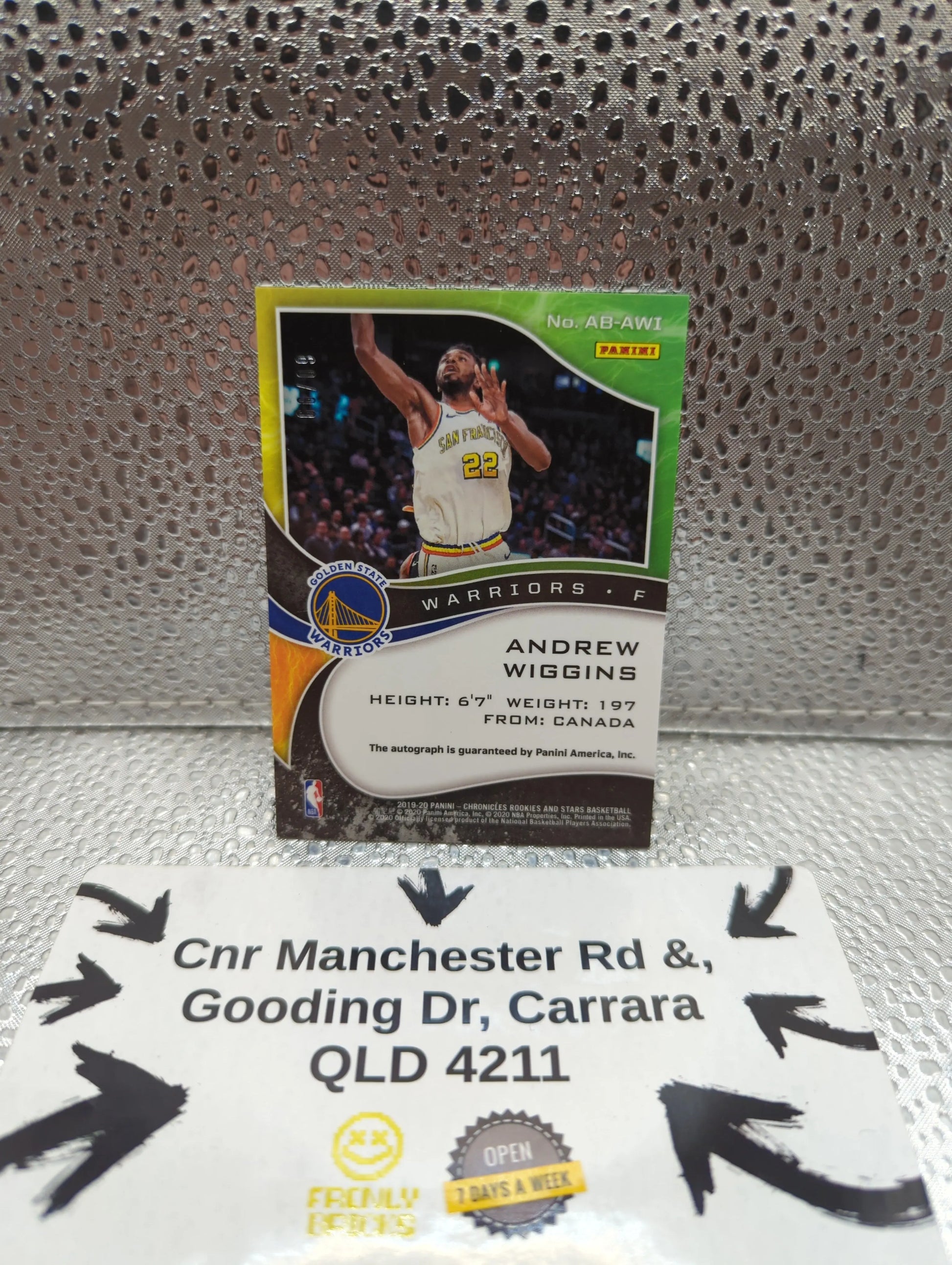 2019-20 Panini Chronicles ANDREW WIGGINS Airborne AUTO /99 FRENLY BRICKS - Open 7 Days