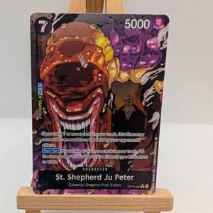 One Piece TCG St. Shepherd Ju Peter OP13-084 Alt Art English NM FRENLY BRICKS - Open 7 Days
