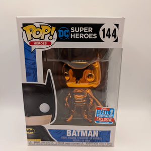 Batman 144 Orange Chrome 2018 Fall Convention Exclusive DC Funko Pop Vinyl FRENLY BRICKS - Open 7 Days