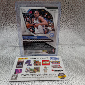 Tyrese Maxey 2024 Prizm Red Disco /100 76ers Color Match FRENLY BRICKS - Open 7 Days