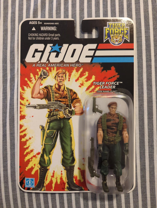 New 2007 Hasbro GI Joe ARAH Tiger Force Series Action Figure Flint MOC FRENLY BRICKS - Open 7 Days