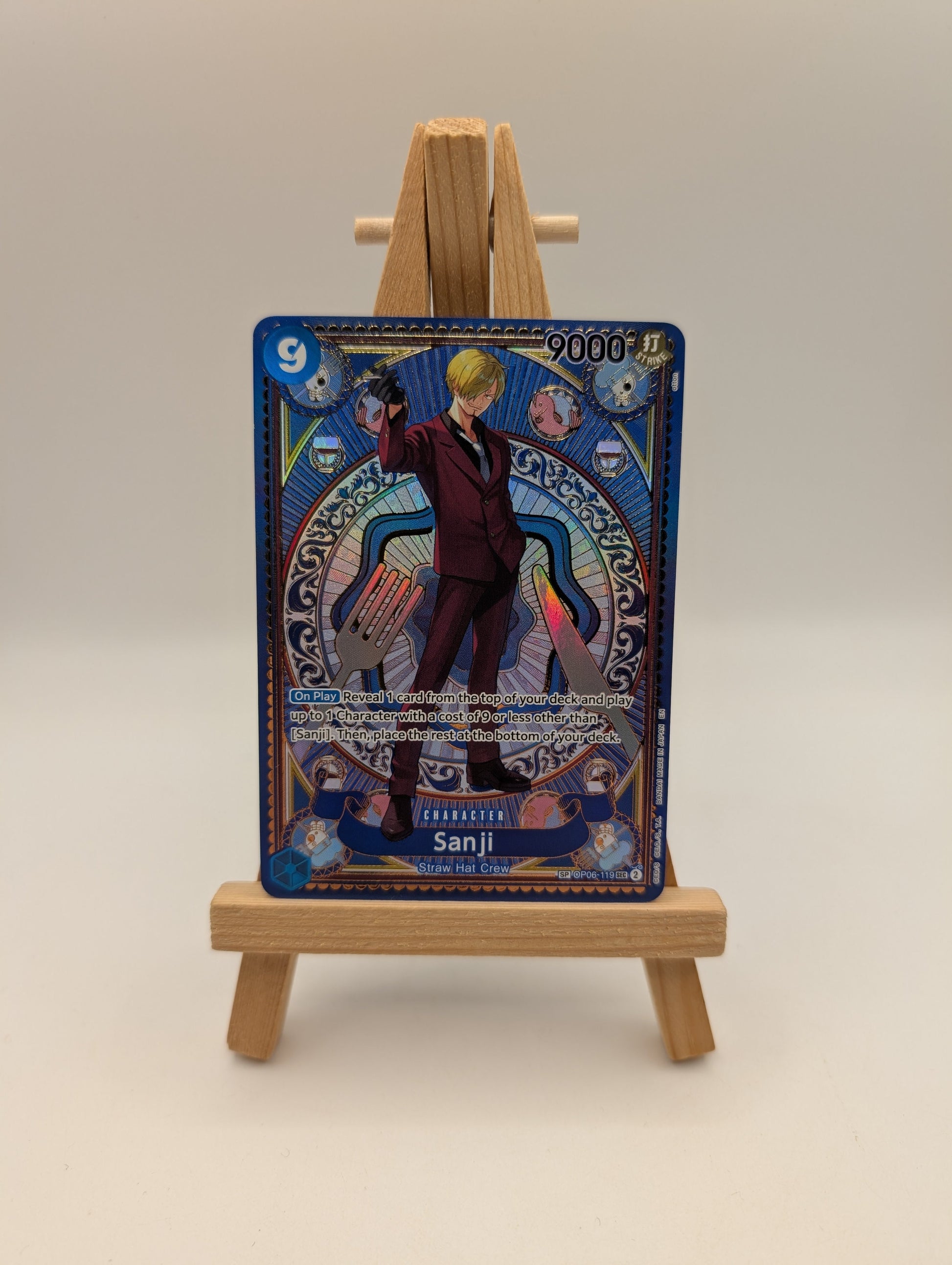 Sanji (SP) OP06-119 - One Piece TCG A Fist of Divine Speed SEC FRENLY BRICKS - Open 7 Days